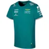 Herrst-shirts 2024 Ny F1 Racing Suit T-shirt Aston Martin Alonso Team Samma korta ärm Polo-skjorta för män LV83