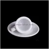 Mugs Nuova Point Professional Competition Level Esp Espresso S Glass 9Mm Thick Ceramics Cafe Mug Coffee Cup Saucer Sets 230829 Drop Dhviu