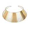 Moment Fashion Wide Metal Morques Uttalande Choker Halsband för kvinnor Guldfärg Fashion Collar Indian African Jewelry 2023 Manilai