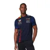 Men's T-Shirts F1 Racing Suit T-shirt 2024 New Racing Team Short sleeved Round Neck Shirt Mens Vesta Speed Dried Shirt KLOA