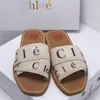 2024 New Designer Slippers Sliders Slides SNDLS Woody Mule Le Mison's O Signture orne la semelle intérieure Esy Slip-On Design Mkes This flt Summer