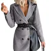 Женские куртки, независимый дизайн, поступление 2024, весенне-осенняя одежда, цветная контрастная лоскутная двубортная куртка с длинными рукавами и лацканами