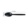 Ensembles de vaisselle Ensemble de couverts de camping Kit de fourchette noire portable de voyage 100pcs Couverts de cuisine pour le lieu de travail de pique-nique et la salle à manger