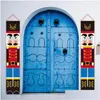 Christmas Decorations Nutcracker Banners For Home Outdoor Xmas Ornaments Front Door Porch Garden Party Year 2022 Decor Drop Delivery Dhcn4