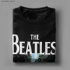 Herr t-shirts The Beatle T Shirt Men Cotton Vintage T-shirts O Neck Tee Shirt Kort ärmkläder 4xl 5xl Q240220