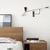 Lampa ścienna światła przemysłowe Długo zamontowana sypialnia ramię regulowane