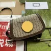 Lyxväska Luxury Bag Bags Designer Midja 21,5 cm Crossbody 10a Mirror Quality Belt Äkta läder bröstväska dukväska med låda G108