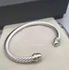 Bracciale intrecciato DY braccialetti classici di lusso firmati per donna gioielli di moda oro argento Perla croce diamante hip gioielli caldi regalo di nozze per feste