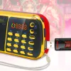 Radio B853 Portable Small Audio Old Man Portable FM Radio MP3 Format Player stöder Dual TF Card U Disk och extern mini -ljudradio