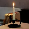 Candle Holders 2pcs/set Home Decor Modern Candlestick Holder Office Multifunction Dining Room Party Indoor Iron Art For Wedding Desktop