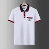 Herenpolo's baas designer poloshirt Heren Luxe Casual T-shirt met korte mouwen High Street Fashion Hoge kwaliteit puur katoen Klassiek ademend sportborduurshirt