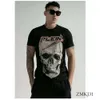 Philip Plein T-shirty projektant marki Rhinestone Skull Men T Shirty Klasyczne wysokiej jakości Hip Hop Streetwear Phillip Plein Tshirt Casual 2130