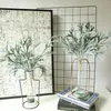 Dekorativa blommor Artificial Leaf Plant Floral Tree Branch Green Wedding Home Decor Fashion and Simple Furnishings 2024