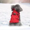 Vêtements de chien hiver petits manteaux manteau polaire veste imperméable animal chaud gilet harnais chiot