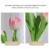 Veilleuses tulipe lumière LED atmosphère de chevet romantique à piles Simulation fleur chambre pour cadeaux de décoration intérieure