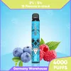 4000 Puff Vapes Wegwerp E Sigaretten Vape Pen Strawberry Ice 2% 5% Dampfabriek Prijs in EU Warehouse