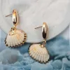 2024 Factory Outlet 70%OFF 2021 trend new natural pearl shell cool wind super fairy personality fashion earrings