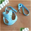 Dog Collars Leashes 72 Pcs/Lot Pupyy Do Harness Easy On And Off Adjustable Medium Pet Dogs Walking Vest Drop Delivery Home Garden S Dhqho