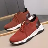 berluti shadow dzianinowe trampki designer buty do biegania męskie buty sportowe buty skórzane buty sportowe męskie butę cienia skórzana tenisówka