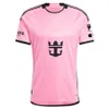 Inter Miami Sportswear Jerseys CF Messis Martinez Higuain MLS Mulheres Homens Crianças Kit Camisas de Futebol Jogador Fãs Versão Uniforme Pré Jogo Sportswear