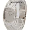 AP «Пересетающиеся часы мужские запястье Watch Womens Watch Watch 18K Platinum Scale с бриллиантовым набором».