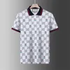 Herren-Designer-Polohemden für Herren, Mode, Fokus, Stickerei, Schlange, Strumpfband, kleine Bienen, Druckmuster, Kleidung, Kleidung, T-Shirt, mehrfarbig, M-3XL, 14 Farben