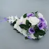 Fiori di nozze Bride Bouquet Women Flower Flower Bridesmaid Artificial Silk Party Decoration