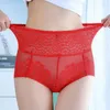 Vrouwen Slipje Naadloze Hol Push Up BuLift Kant Bloemen Hoogbouw Ondergoed Onderbroek Plus Size Sexy Intimates