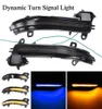 Blueyellow led dinâmico sinal de volta pisca espelho luz para bmw 1 2 3 4 série x1 f20 f22 f30 f34 f32 e846287531