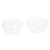 Jewelry Pouches Women 9cm X 4.5cm DIY Facial Clear Plastic Mask Bowl Mixer Holder 2pcs