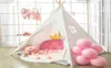 135 cm TEPEE NAMO DLA KOLEDNEGO DZIECKO 039S Play House Tents for Girl Boy Indoor Outdoor Wigwam Play House Toys for Childr4923765