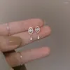 Boucles d'oreilles pendantes Design français, pompon en Zircon, tempérament Vintage, mode, accessoires uniques, cadeaux pour petite amie, sœur, tendance