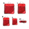 Sacs de rangement des bagages de voyage compressibles Organisateur portable Cubes d'emballage imperméables Sac à vêtements