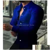 Camicie casual da uomo Men039S Camicia oversize da uomo moda Stampa di vite floreale Top a maniche lunghe Men39S Abbigliamento Camicette cardigan vintage56 Dhmxf