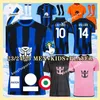 23 24 25 Maglia Inters S Soccer Jerseys Kid Kit Final Maillot Foot DZEKO BROZOVIC LAUTARO IM Maglie Football Shirt Training Years Anniversary Special Version