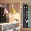 Pendant Lamps Nordic Style 1 Pcs Funnel Shape Light Bar Cafe Lighting Suspension Luminaire Modern Exhibition Showcase Led Drop Delive Dhq2W