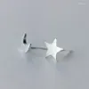 Stud Earrings DXJEL 925 Sterling Silver Vintage Little Star And Moon Set Fashion Jewelry For Women Gift