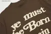 T-shirts hommes CPFM Ye Must Be Born Again T-shirts Hommes Puff Pharrell Williams Basic Oversize Hip Hop Vintage Punk Dance Tops Femme T240220