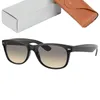 Klassische Luxus-Sonnenbrille, modisch, für Herren und Damen, Markendesigner, Vintage-Sonnenbrille mit quadratischem Rahmen und Glaslinsen, Brillen mit Lederbox