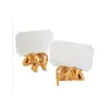 Party Decoration 100st/Lot Wedding Favor Party Favors Lucky Golden Elephant Place Name Card Holder Table Decoration Lin4813 Drop Deli DH7VZ