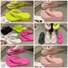 Slides tofflor Fashion Sandals Trend Woman Foam Rubber Jelly Sandal Pool Flip Flops Sliders 36-41 Softy Comfort Black Pink White Green Room Beach Surrums