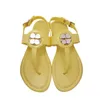 Designer slippers women leather sandal slides slipper white black patent yellow pink Silver flip flops ladies beach shoes