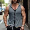 Tanques masculinos tops 2024 Primavera no verão Top Muscle Tees Camise