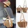 Bolsas de ombro gusure novas mulheres verão palha tecer soulder sopping beac oliday crossbody saco senhora arco casual balde andbag meninas toteh24220