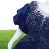 2022 بالإضافة إلى الحجم العربي ASO ebi Royal Blue Mermaid Dresses Prod Dresses Lace Beded Crystals Evening Party Second Sectept Birthday 5372464