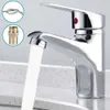 Bathroom Sink Faucets Bathroom Faucets Hot and Cold Mixer Faucets Vanity Bathroom Kitchen Deck Mounted Bathroom Single Lever Sink Faucets Dropshipping