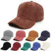 Bollmössor 2024 Herr- och kvinnors avslappnade basebollmode Varma All-Match Solid Color Rebound Cap Goros Driver Hat Sun