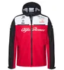 Camisetas para hombre Traje de carreras F1 Equipo Alfa Romeo Abrigo de otoño e invierno Gabardina Chaqueta Charge Coat Charge Elikkonen 8PFL