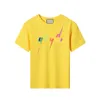 Designer 10 couleurs enfants à manches courtes lettre classique imprimé T-shirt pur coton luxe garçons filles vêtements pour enfants Top vêtements d'extérieur CSD2402201-8