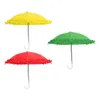 Paraplu's 3 stuks voor regenkant speelgoed Po accessoire container schattig mini festival decor kinderen cognitief speelgoed